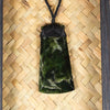 NZ Greenstone Framed Toki with Koru Pendant (CA503) Douglas Creek Pounamu