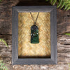 NZ Greenstone Framed Toki with Koru Pendant (CA500) Kawakawa Pounamu