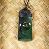 NZ Greenstone Framed Toki with Koru Pendant (CA500) Kawakawa Pounamu