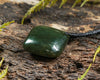 NZ Greenstone Small Freeform Pendant (BN009) Kawakawa Pounamu