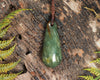 NZ Greenstone Small Freeform Roimata Pendant (BN008) Inanga Pounamu