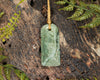 NZ Greenstone Small Freeform Toki Pendant (BN570) Hapopo Pounamu