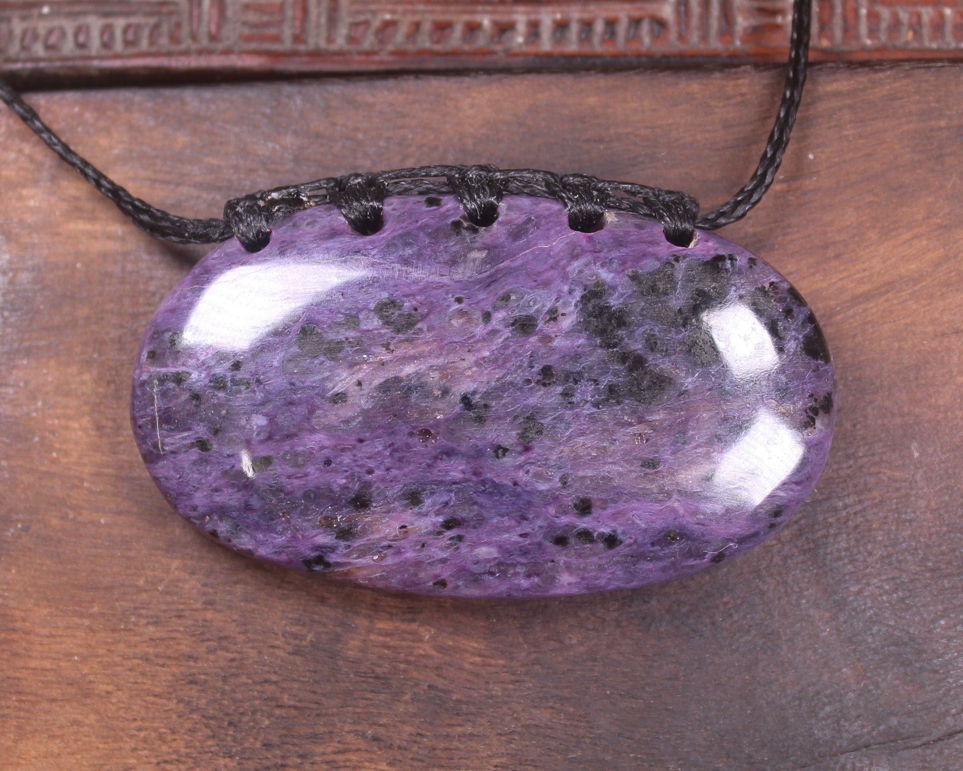 Charoite Breastplate Pendant