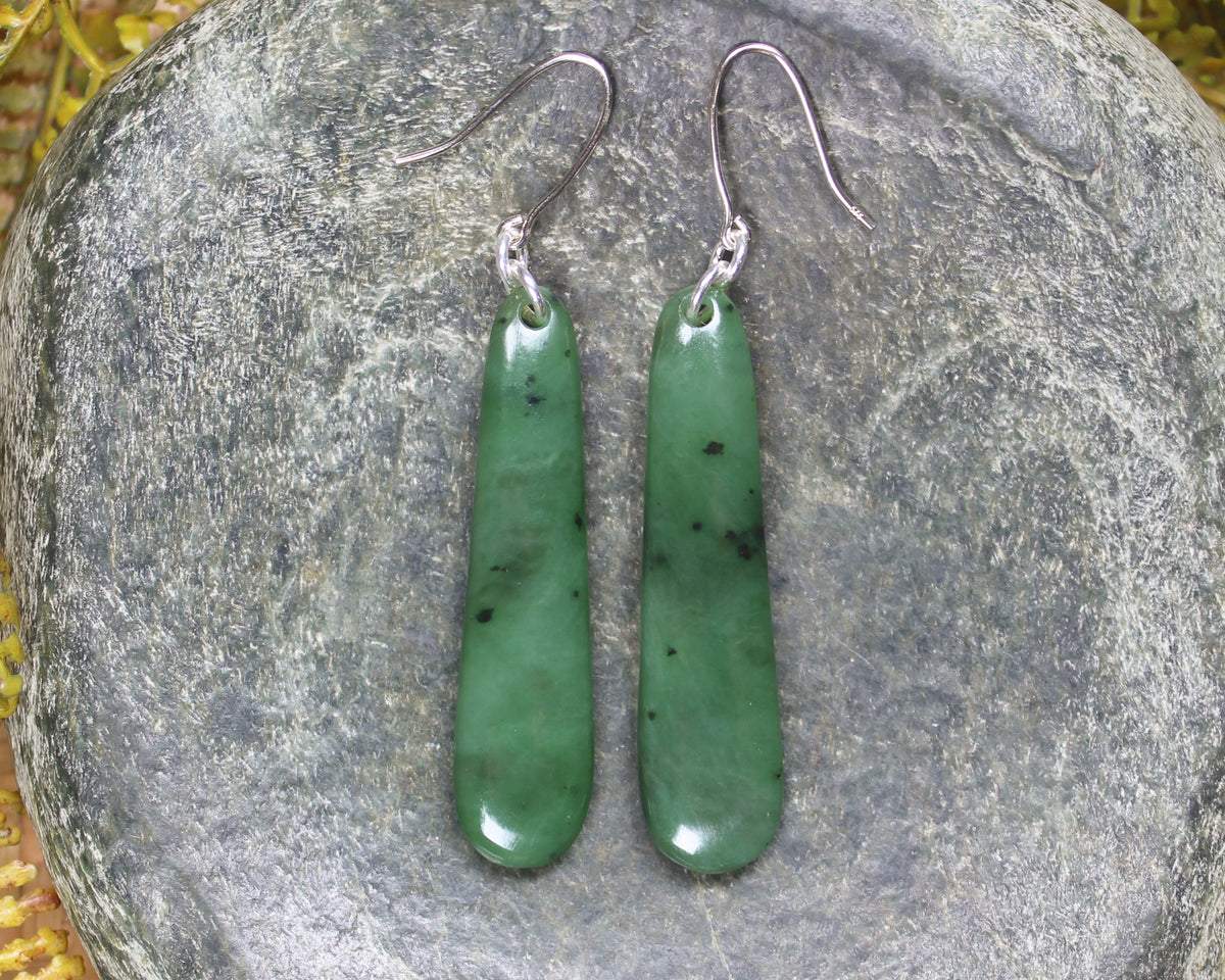 Hapopo Pounamu Earrings
