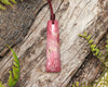 Rhodonite Small Freeform Toki Pendant (BN017)