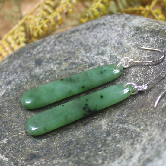Hapopo Pounamu Earrings