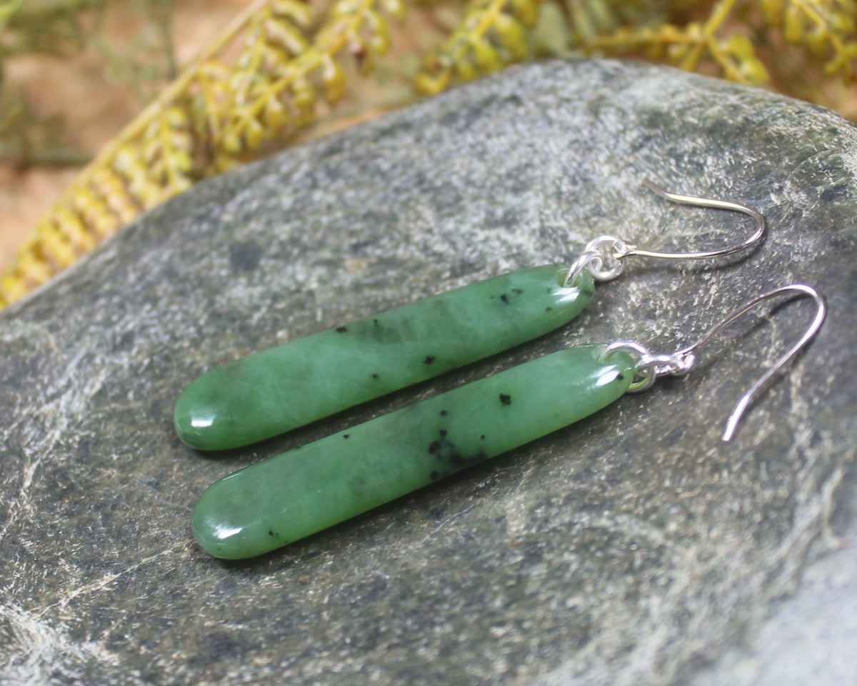Hapopo Pounamu Earrings