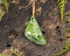 NZ Greenstone Small Freeform Pendant (BN590) Flower Jade Pounamu