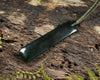 NZ Greenstone Medium Freeform Toki Pendant (BN588) Kawakawa Pounamu