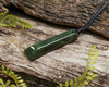 NZ Greenstone Small Freeform Toki Pendant (BN589) Rimu Pounamu