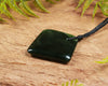 NZ Greenstone Small Freeform Pendant (BN601) Kawakawa Pounamu