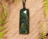 NZ Greenstone Small Freeform Toki Pendant (BN600) Rimu Pounamu