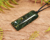 NZ Greenstone Small Freeform Toki Pendant (BN600) Rimu Pounamu