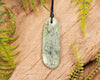 NZ Greenstone Medium Freeform Roimata Pendant (BN604) Hapopo Pounamu