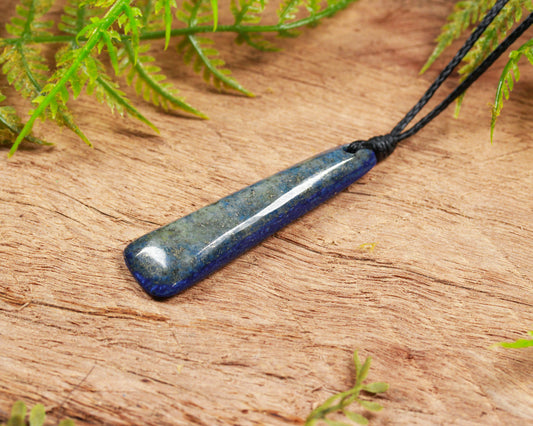 Lapis Lazuli Small Freeform Toki Pendant (BN593)