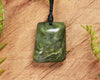 NZ Greenstone XSmall Freeform Toki Pendant (BN726) Rimu Pounamu