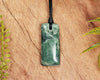 NZ Greenstone XSmall Freeform Toki Pendant (BN731) Inanga Pounamu