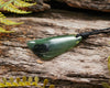 NZ Greenstone Small Freeform Pendant (BN736) Tangiwai Pounamu