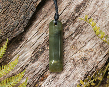 NZ Greenstone Small Freeform Toki Pendant (BN732) Rimu Pounamu