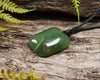 NZ Greenstone XSmall Freeform Pendant (BN730) Hapopo Pounamu