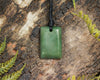 NZ Greenstone XSmall Freeform Toki Pendant (BN733) Inanga Pounamu