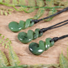 NZ Greenstone XSmall Twist Pendant Hapopo Pounamu