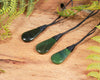 NZ Greenstone XSmall Roimata Pendant (BN919) Kawakawa Pounamu