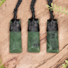 NZ Greenstone XSmall Toki Pendant Hapopo Pounamu