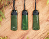 NZ Greenstone Small Toki Pendant (BN921) Rimu Pounamu