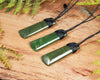 NZ Greenstone Small Toki Pendant (BN921) Rimu Pounamu