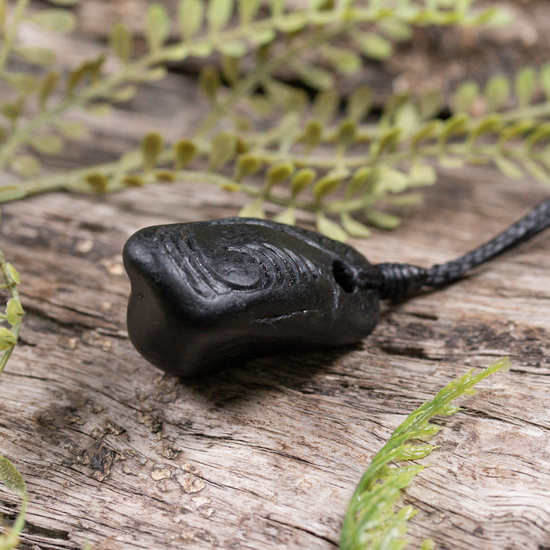 NZ Serpentine Small Freeform Pendant