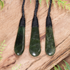 NZ Greenstone Small Roimata Pendant Rimu Pounamu