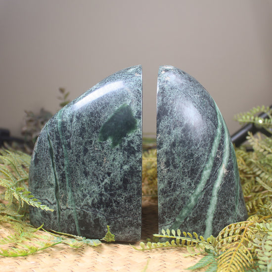 NZ Serpentine Book Ends