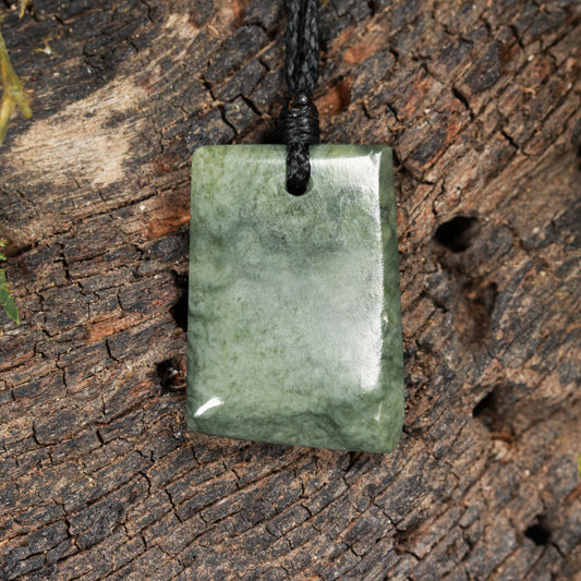 NZ Greenstone Small Freeform Toki Pendant (BP300) Hapopo Pounamu