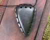 NZ Greenstone Medium Niho Taniwha Tooth Pendant (BN025) Rimu Pounamu