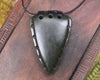 NZ Greenstone Medium Niho Taniwha Tooth Pendant (BN025) Rimu Pounamu