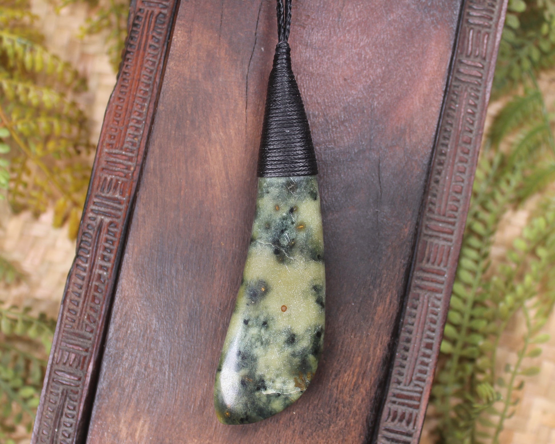 Rimu Pounamu Roimata Pendant - NZ Greenstone