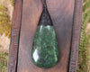 Roimata Teardrop carved from Hapopo Pounamu - NZ Greenstone