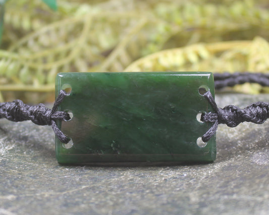 Kawakawa Pounamu cord bracelet