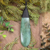 Hapopo Pounamu Roimata Pendant - NZ Greenstone