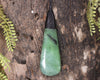 Roimata Teardrop carved from Inanga Pounamu - NZ Greenstone