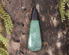 Roimata Teardrop carved from Inanga Pounamu - NZ Greenstone