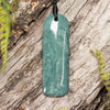 NZ Greenstone Medium Freeform Toki Pendant (BP770) Nelson Blue Pounamu