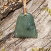NZ Greenstone XSmall Freeform Toki Pendant (BP772) Inanga Pounamu
