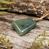 NZ Greenstone XSmall Freeform Toki Pendant (BP772) Inanga Pounamu