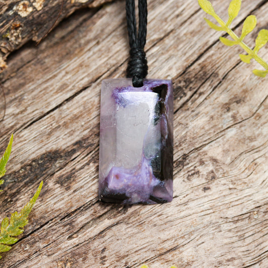 Charoite XSmall Freeform Toki Pendant (BP773)