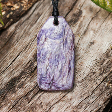 Charoite Small Freeform Toki Pendant (BP844)
