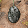 NZ Serpentine Small Freeform Pendant (BN221)