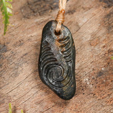 NZ Serpentine XSmall Freeform Pendant (BN219)