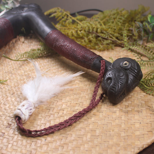 Toki Poutangata with Kawakawa Pounamu - NZ Greenstone